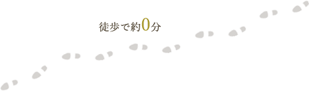 徒歩で約0分
