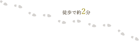 徒歩で約2分